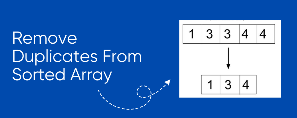 Remove Duplicates from Sorted Array 1 Remove Duplicates from Sorted Array