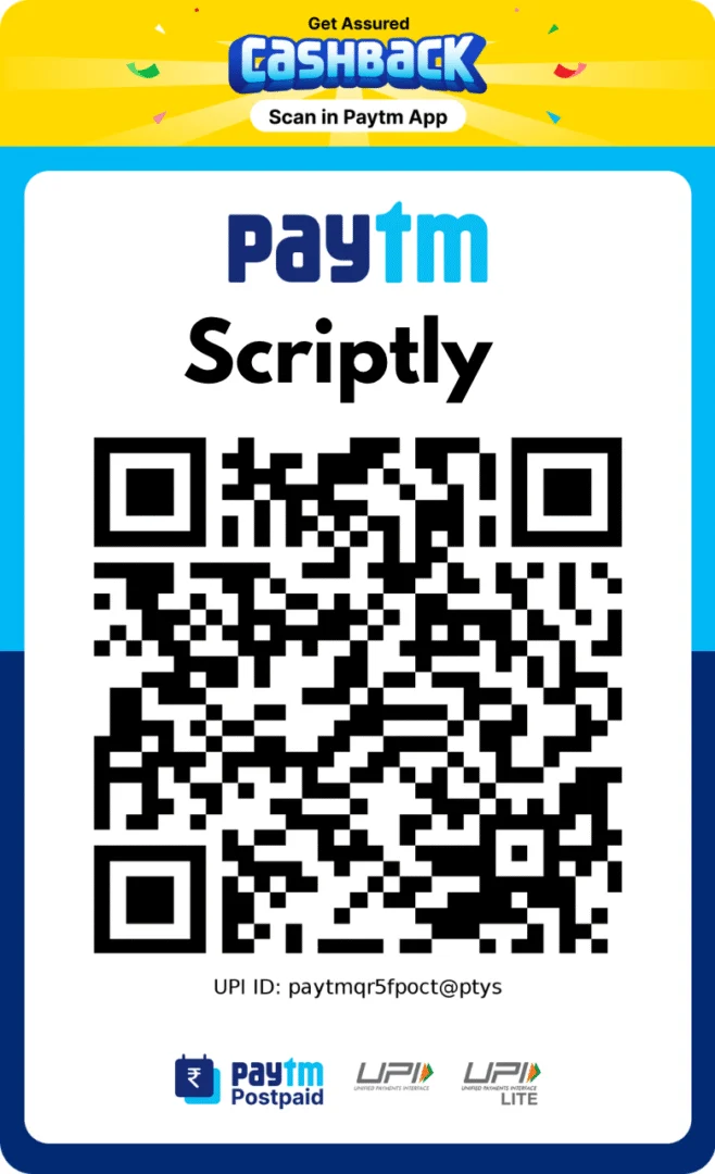Internship Registration Fee QR Code